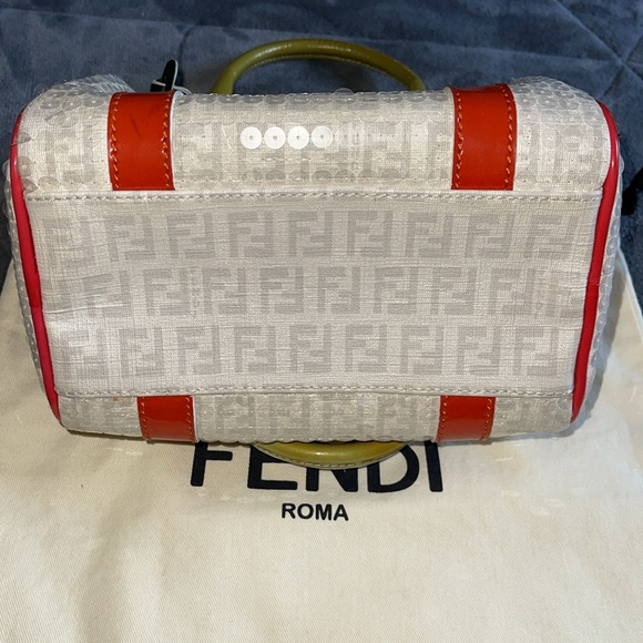 RARE FIND FENDI multicolored mini speedy hand bag pristine condition - Picture 13 of 14